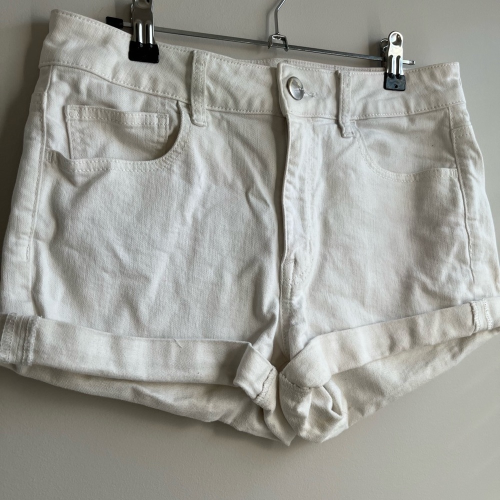 🔥♥️5/$25♥️ American Eagle Super Super Stretch white denim